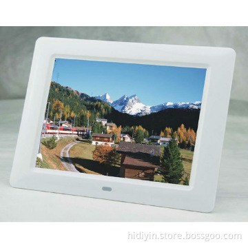 Wall Mount or Stand 8inch Digital Photo Frame with remote control